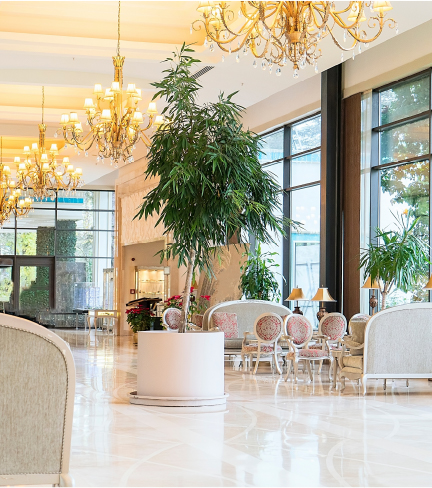 ラグジュアリーなホテルのイメージ